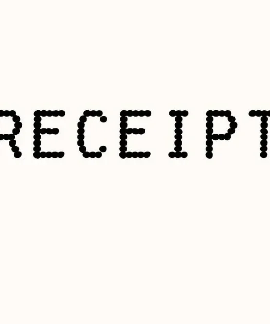 Receipt Font Free Download