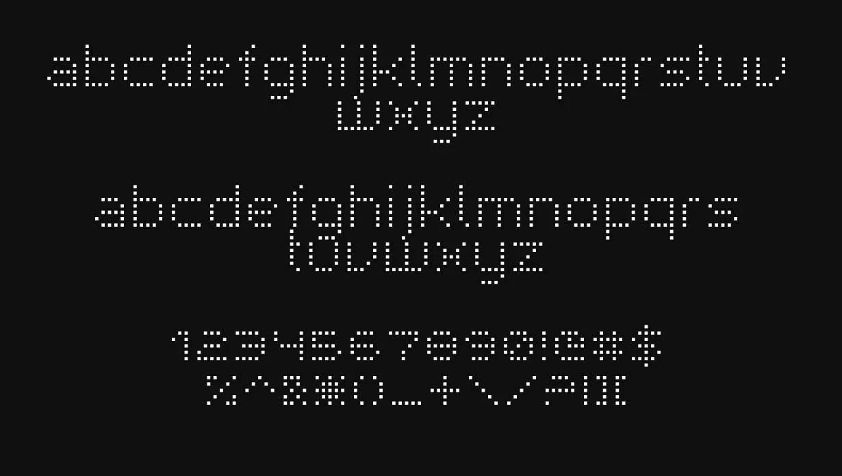 Superpoint Rounded Font