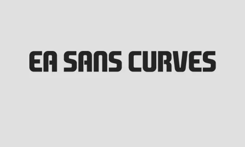 EA Sans Curves Font Free Download