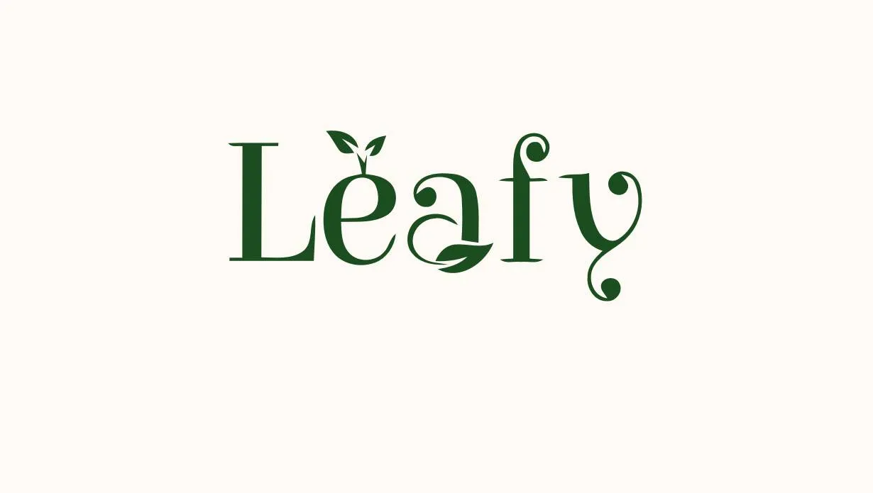 Leafy Font Free Download