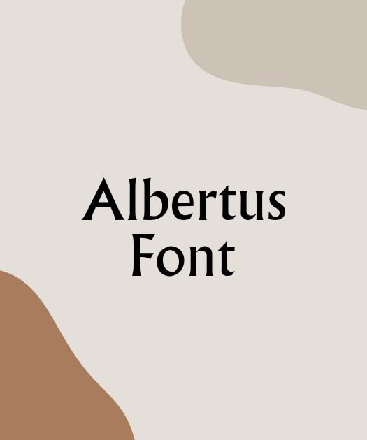 Albertus Font Free Download