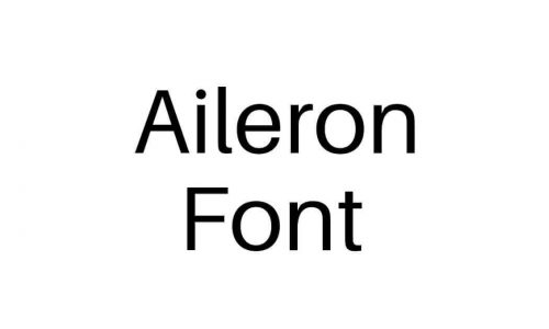 Aileron Font Free Download