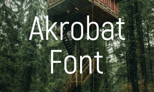 Akrobat Font Free Download