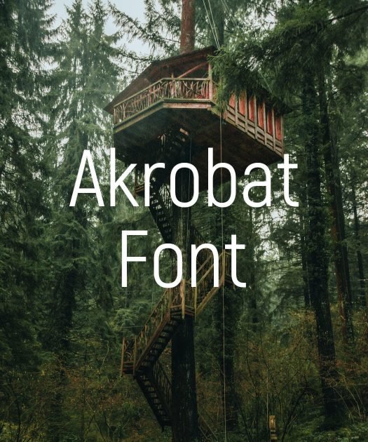 Akrobat Font Free Download