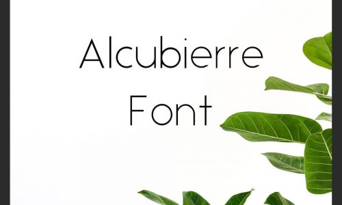 Alcubierre Font Free Download
