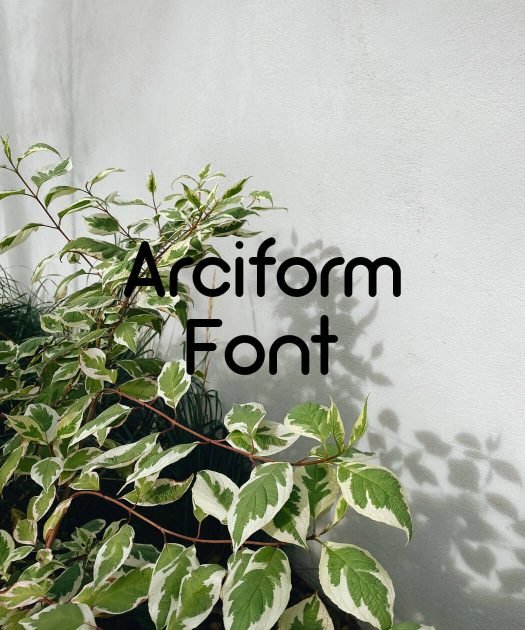 Arciform Font Free Download