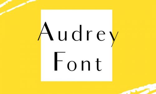 Audrey Font Free Download