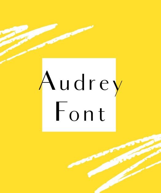 Audrey Font Free Download