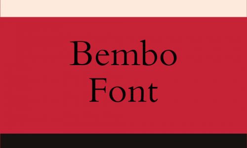 Bembo Font Free Download
