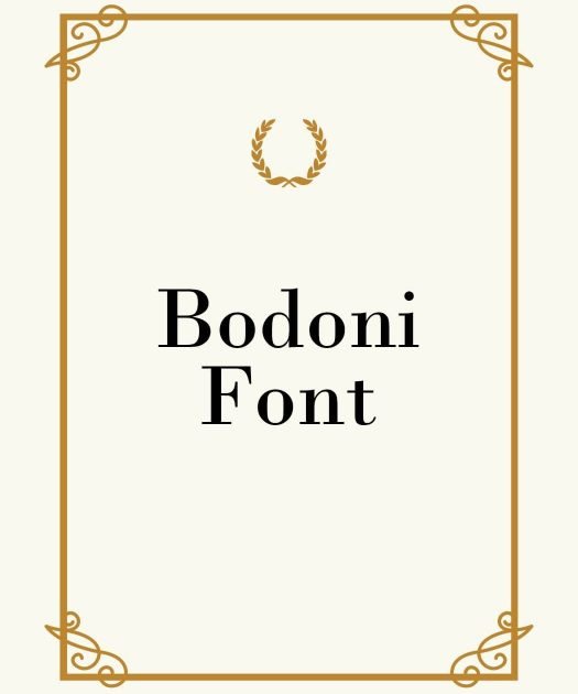Bodoni Font Free Download