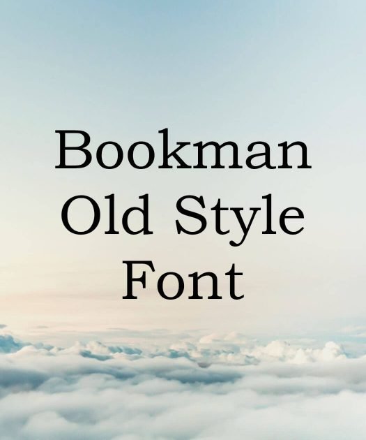 Bookman Old Style Font Free Download