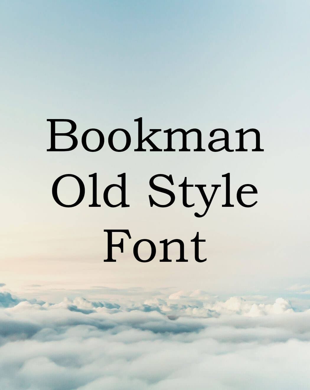 Bookman Old Style Font Free Download