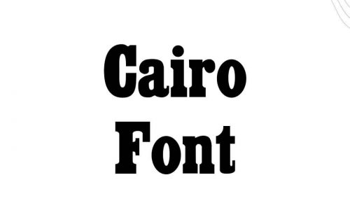 Cairo Font Free Download