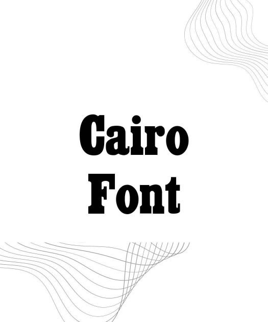 Cairo Font Free Download