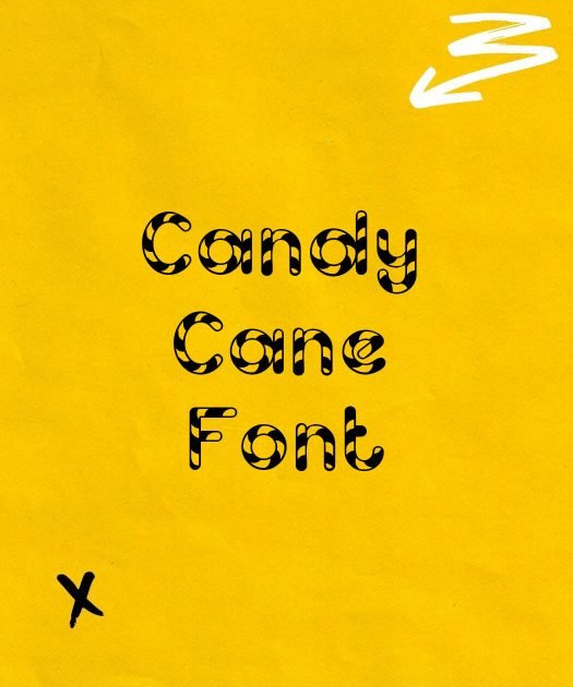 Candy Cane Font Free Download