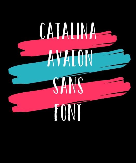 Catalina Avalon Sans Font Free Download