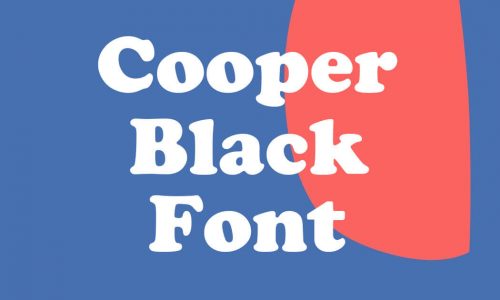 Cooper Black Font Free Download