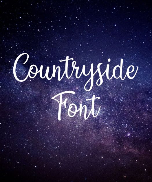 Countryside Font Free Download