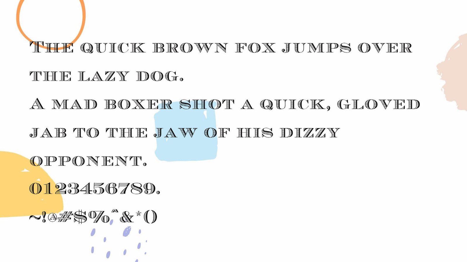 Currency Font