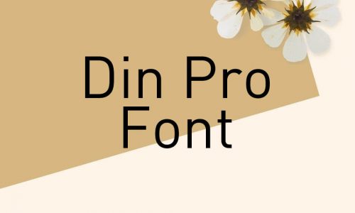 Din Pro Font Free Download