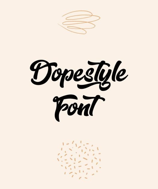 Dopestyle Font Free Download