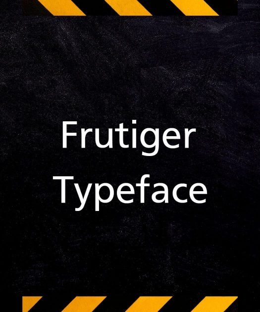 Frutiger Font Free Download
