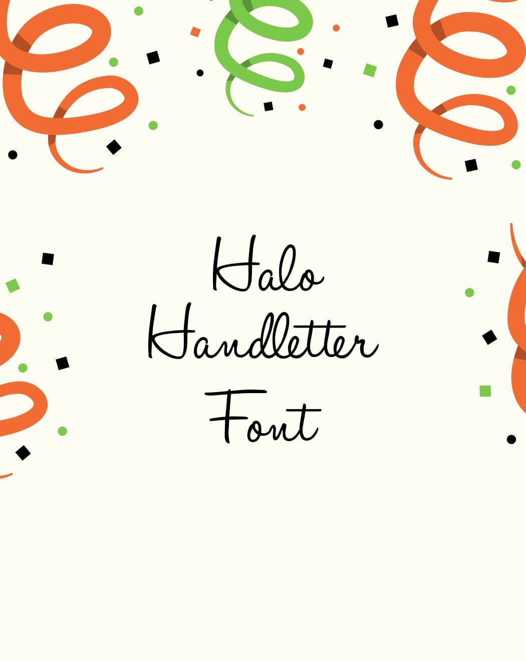 Halo Handletter Font Free Download