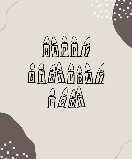 Happy Birthday Fancy Font Free Download