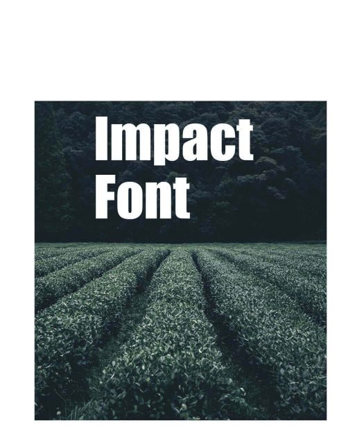 Impact Font Free Download