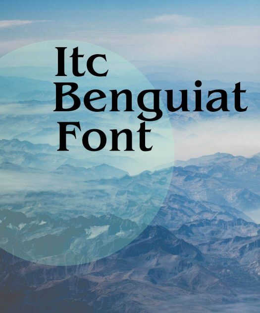 ITC Benguiat Font Free Download