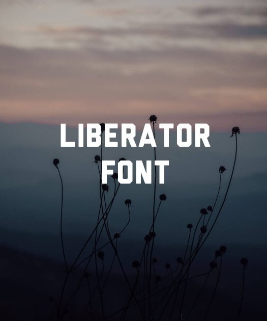 Liberator Font Free Download