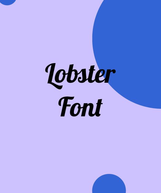 Lobster Font Free Download