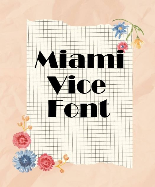 Miami Vice Font Free Download