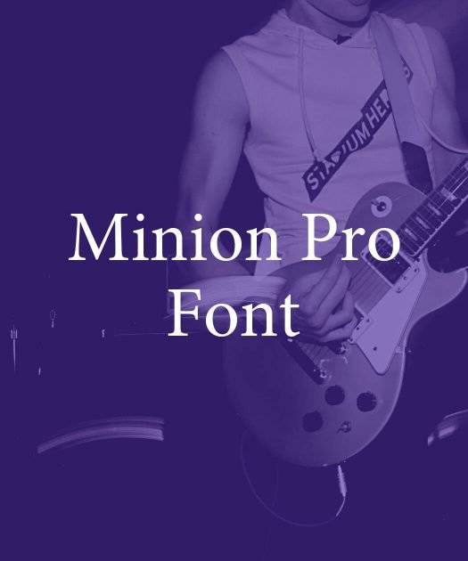 Minion Pro Font Free Download