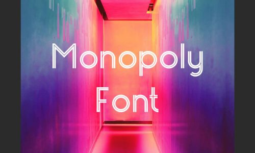 Monopoly Font Free Download