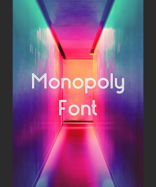 Monopoly Font Free Download