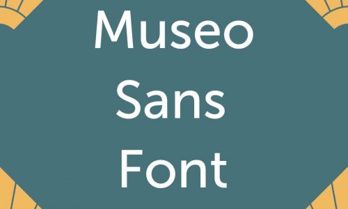 Museo Sans Font Free Download