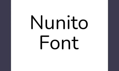 Nunito Font Free Download