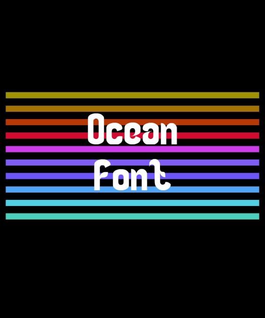 Ocean Font Free Download