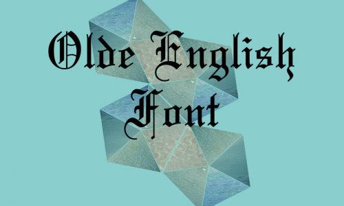 Olde English Font Free Download