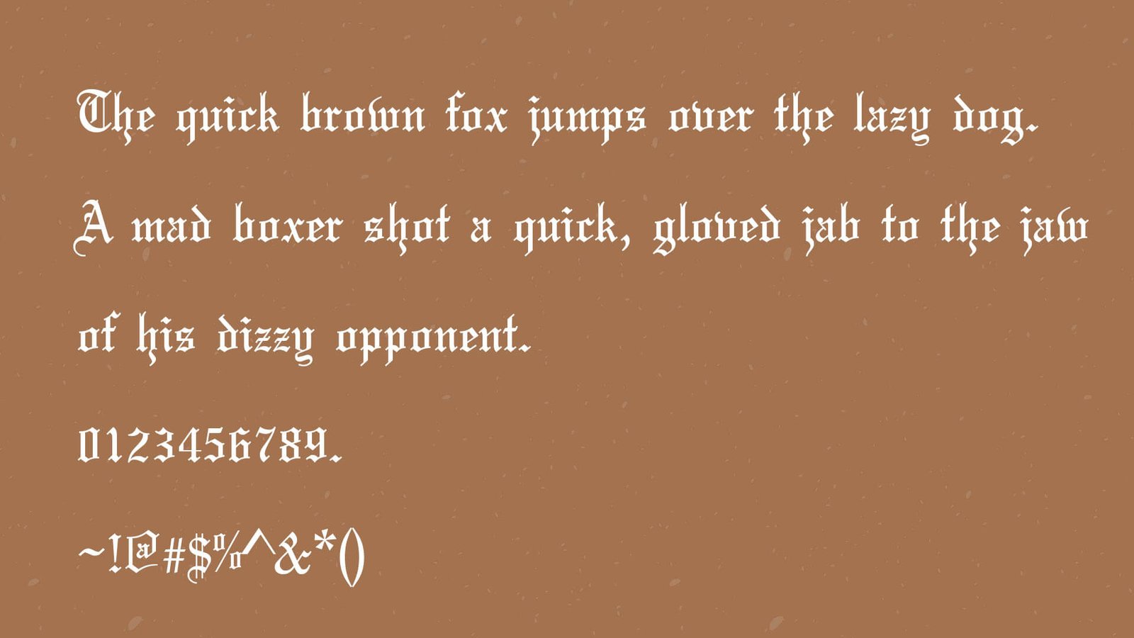 OLDE ENGLISH FONT