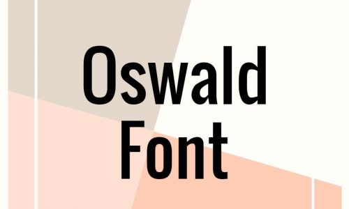 Oswald Font Free Download