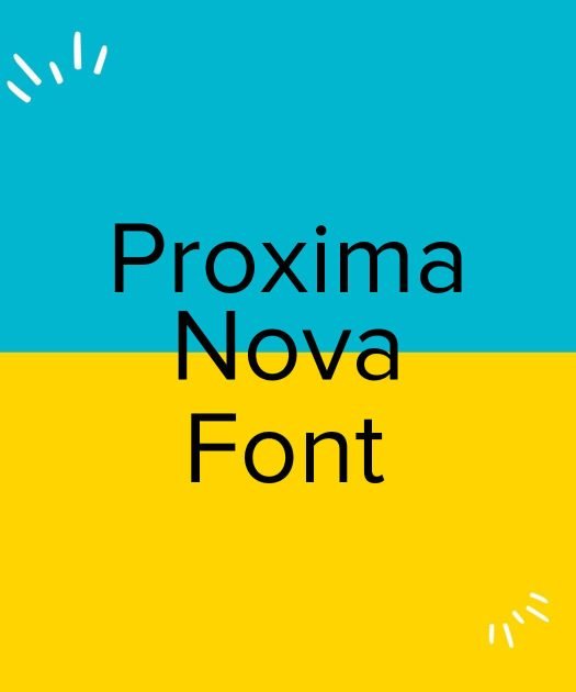 Proxima Nova Font Free Download