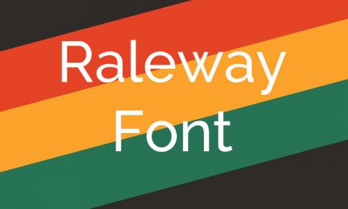Raleway Font Free Download