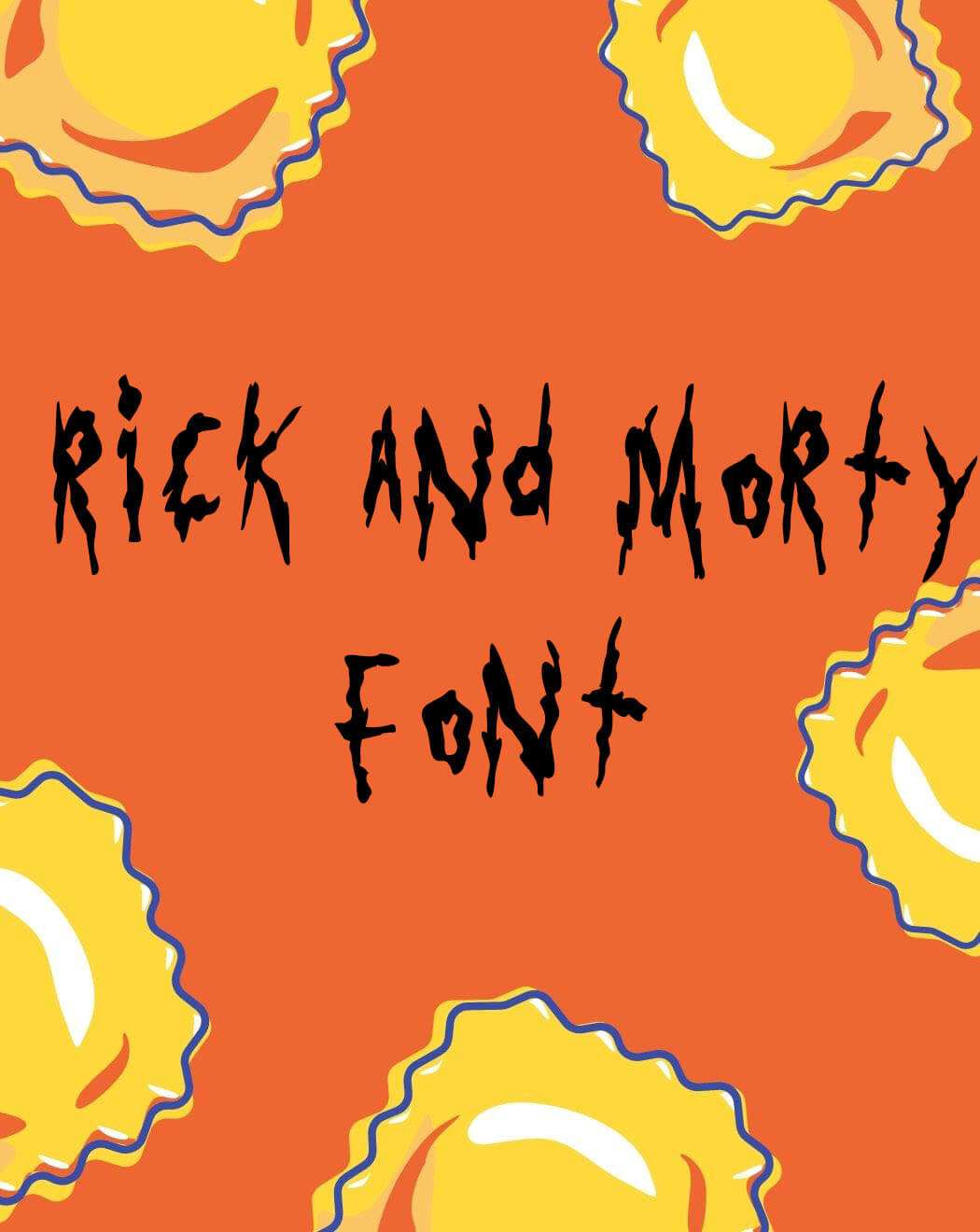Rick and Morty Font Free Download