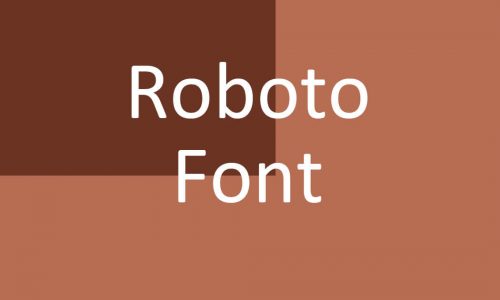 Roboto Font Free Download