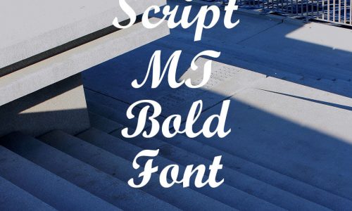 Script MT Bold Font Free Download