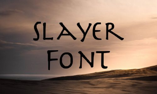 Slayer Font Free Download