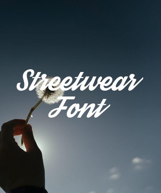 Streetwear Font Free Download