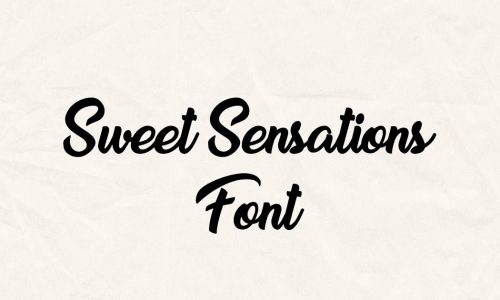Sweet Sensations Font Free Download